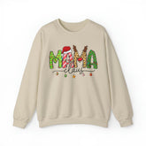 Sandjest Christmas Crewneck Sweatshirt Mama Claus Gift for Mom Mother Women Xmas Gift for Your Beloved